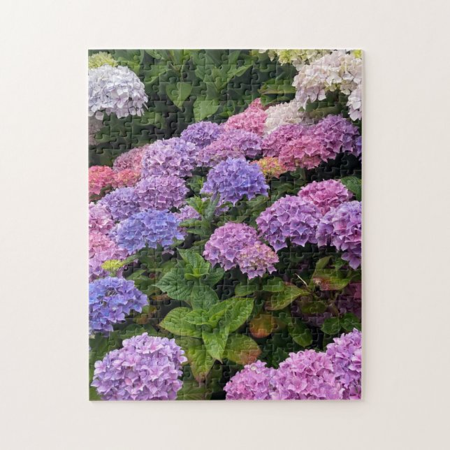 Puzzle Photo Hydrangea (Vertical)