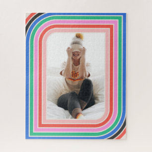 Puzzle photo personnalisable des années 1970 Retro