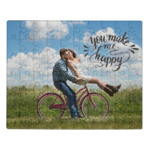 Puzzle Photo Personnalisé - Tu Me Rends Heureux