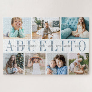 Puzzle Photo personnalisée Abuelito Grandchildren Collage