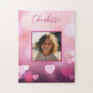 Puzzle Photo personnalisée de la Saint Valentin et nom pe