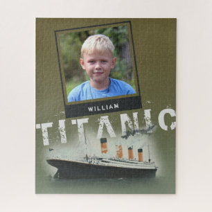 Puzzle Photo personnalisée et nom personnalisé Titanic