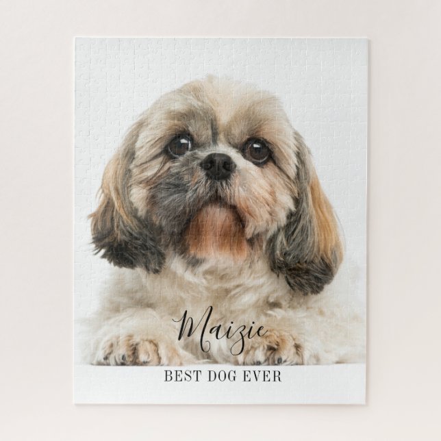 Puzzle Photo personnalisée Shih Tzu pour animal de compag (Vertical)