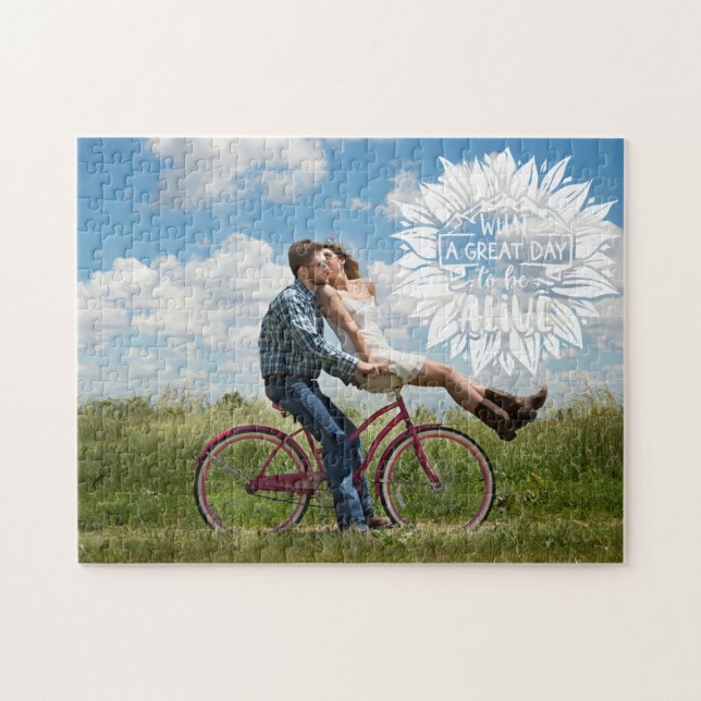 Puzzle Photo PERSONNELLE | Quel Grand Jour Pour Être Viva (Horizontal)
