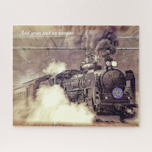 Puzzle Photo sur mesure et spectaculaire de la locomotive