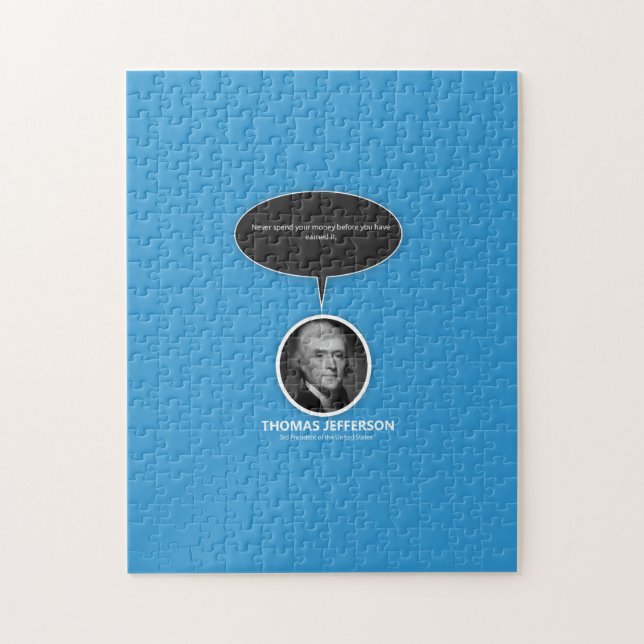Puzzle photo Thomas Jefferson (Vertical)