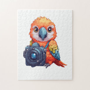Puzzle Photographe Tropical Safari Parrot Macaw