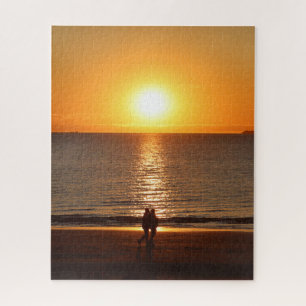 Puzzle Photographie "Couple au coucher du soleil"