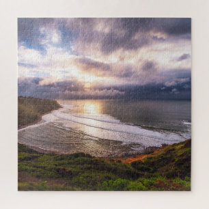 Puzzle Photographie d'art de paysage côtier au coucher de