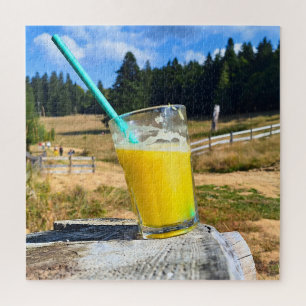Puzzle Photographie de plein air au jus d'orange – Forêt