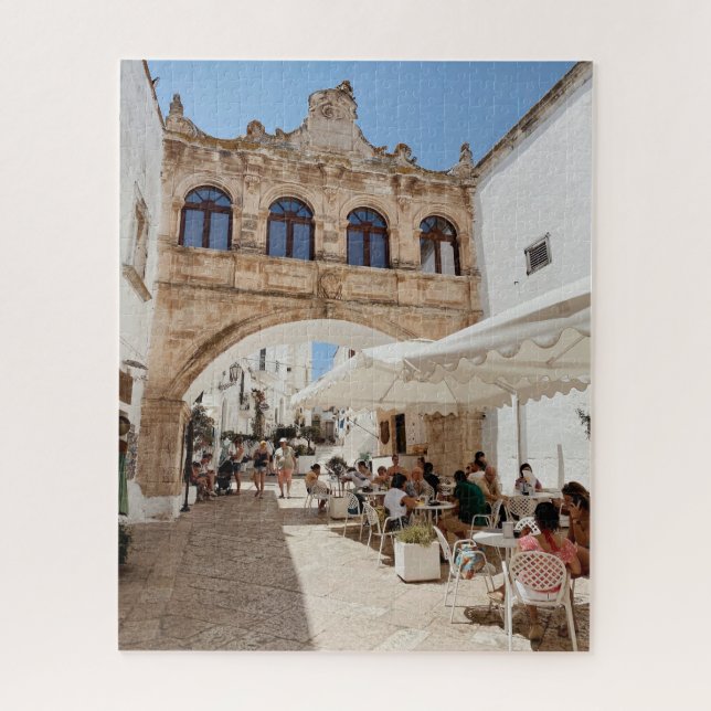 Puzzle Photographie de rue en Otranto, Pouilles, Italie (Vertical)