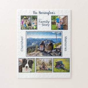 Puzzle Photos de famille Souvenirs chéris Personnalisé