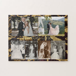 Puzzle Photos de Mariage Personnalisés Générations de Joi