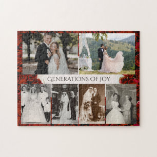 Puzzle Photos de Mariage Personnalisés Générations de Joi