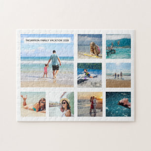 Puzzle Photos de vacances familiales personnalisées Jigsa