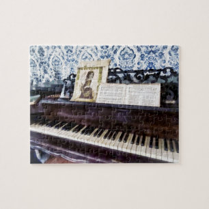 Puzzle Piano Closeup
