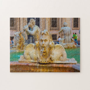 Puzzle Piazza Navona Rome Italie.