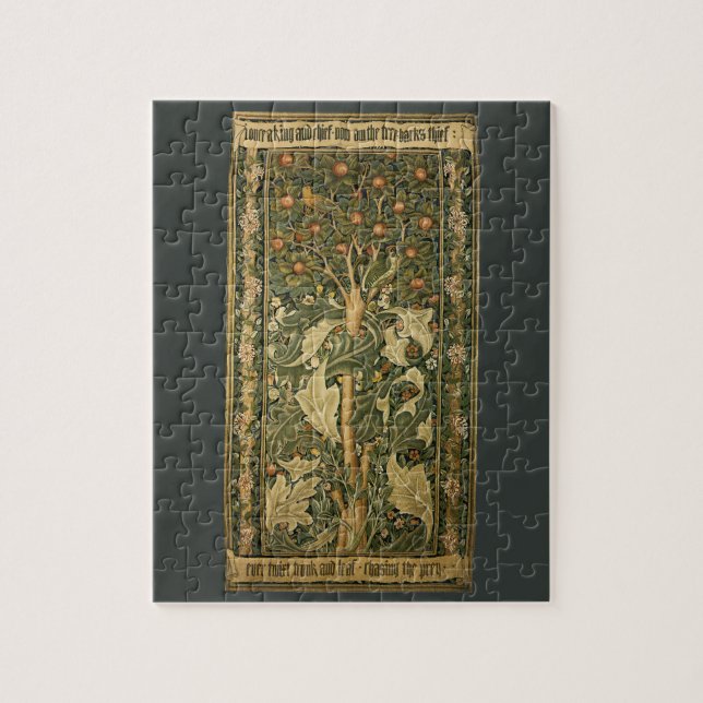 Puzzle Pic de William Morris, Art textile Vintage (Vertical)
