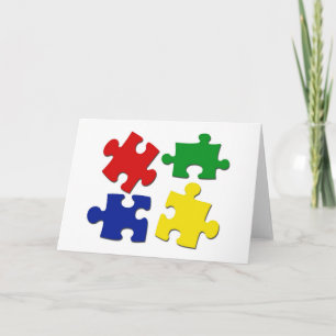 Puzzle Pices Card Karte