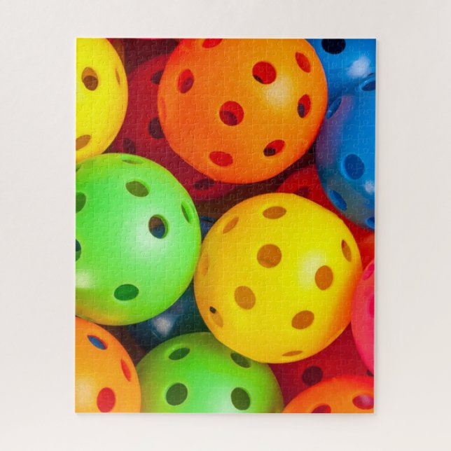 Puzzle Pickleball coloré (Vertical)