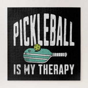 Puzzle Pickleball est ma thérapie Pickle balle Vintage
