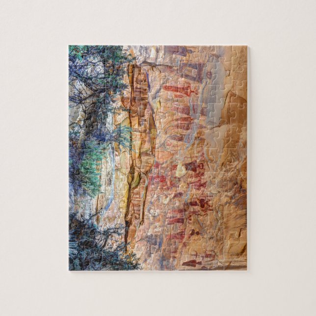 Puzzle Pictographes indiens de canyon de Sego - Utah (Vertical)