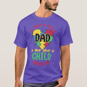 Puzzle Piece Autistic Partys Vater Autismus Bewuss T-Shirt