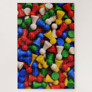 Puzzle Pièce de jeu en bois cool et coloré