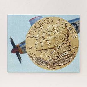 PUZZLE PIÈCE DE MONNAIE D'AVIATEURS DE TUSKEGEE