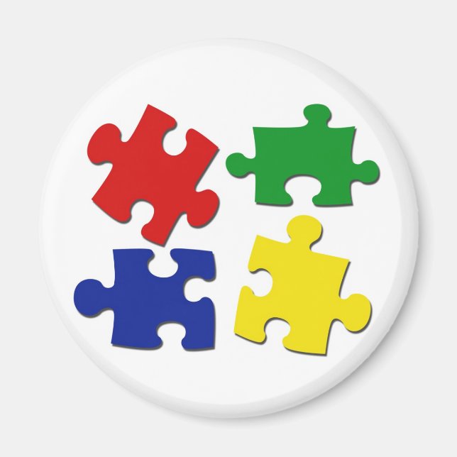 Puzzle Pieces Magnet (Vorne)