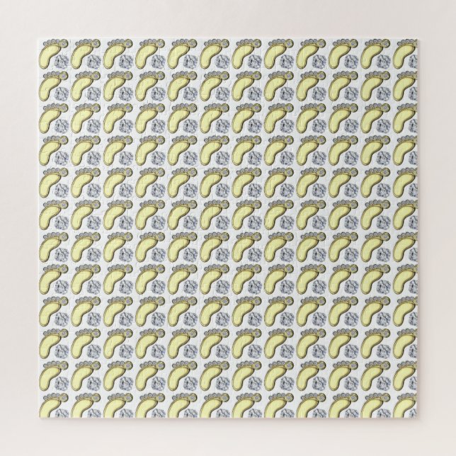 Puzzle Pied bébé doré (Vertical)