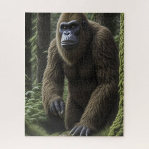 Puzzle Pied d'oeuf ou squatch par un arbre