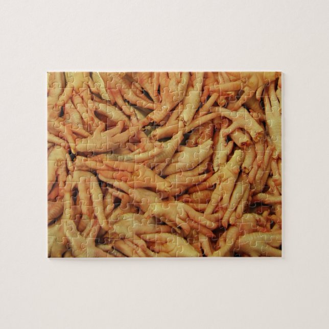Puzzle Pieds de poulet cru (Horizontal)