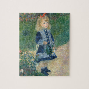 Puzzle Pierre A Renoir Une fille avec une canne d'arros
