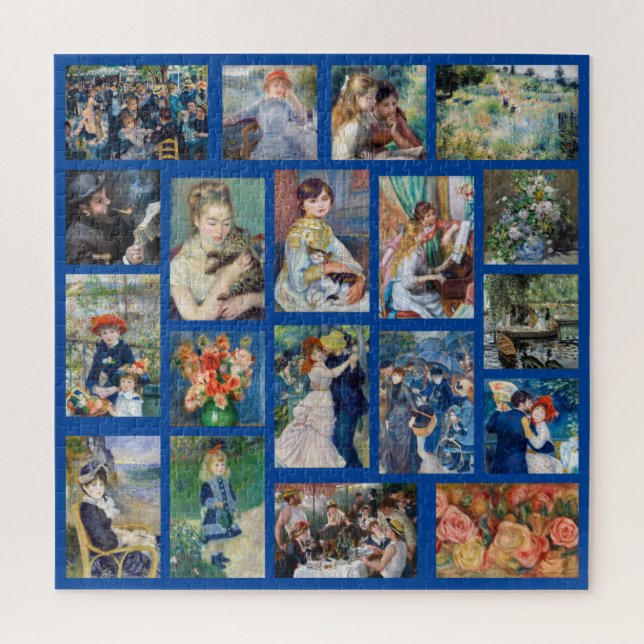 Puzzle Pierre-Auguste Renoir - Chefs-d'oeuvre (Vertical)