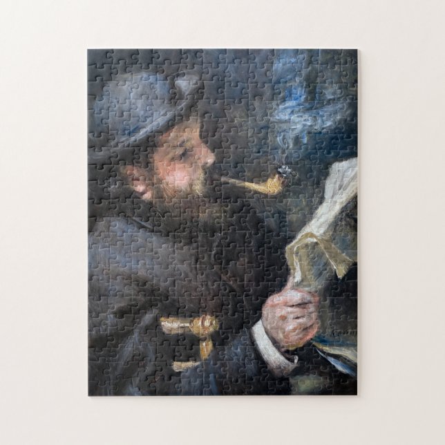 Puzzle Pierre-Auguste Renoir - Lecture Claude Monet (Vertical)