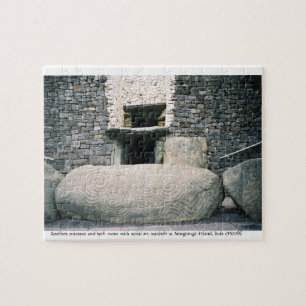 Puzzle Pierre en spirale antique d'art de Newgrange