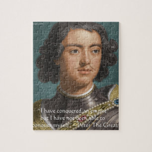 Puzzle Pierre Le Grand "Conquérir Moi-même" Citation Cade