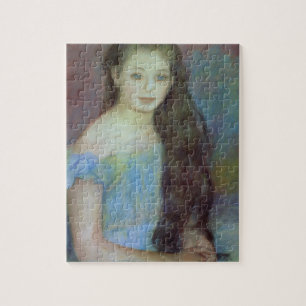 Puzzle Pierre une jeune fille de Renoir avec des yeux
