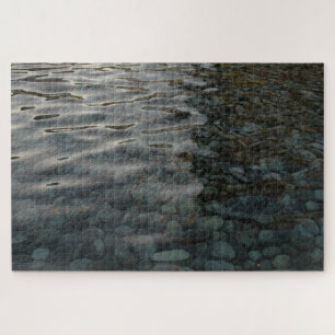 Puzzle Pierres douces dans la série d'eau ondulée, photo