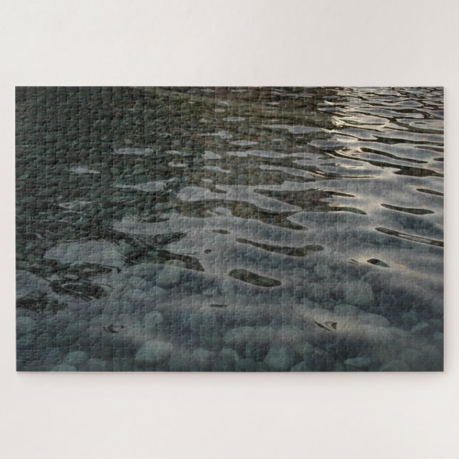 Puzzle Pierres douces dans la série d'eau ondulée, photo  (Horizontal)