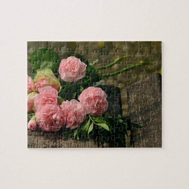 Puzzle Pies roses rustiques encore vie (Horizontal)