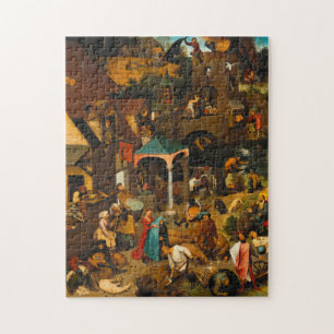 Puzzle Pieter Bruegel L'Ancien - Les Proverbes Néerlanda