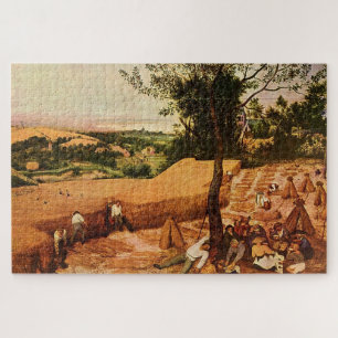 Puzzle Pieter Bruegel's The Harvesters (1565)
