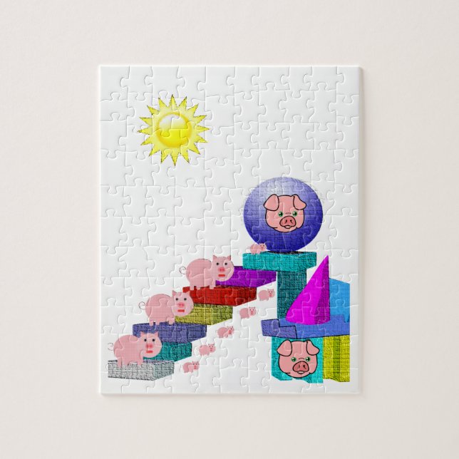 Puzzle Pig (Vertical)