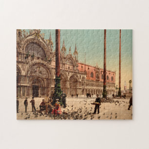 Puzzle Pigeons dans le Carré de Saint-Marc Venise Italie
