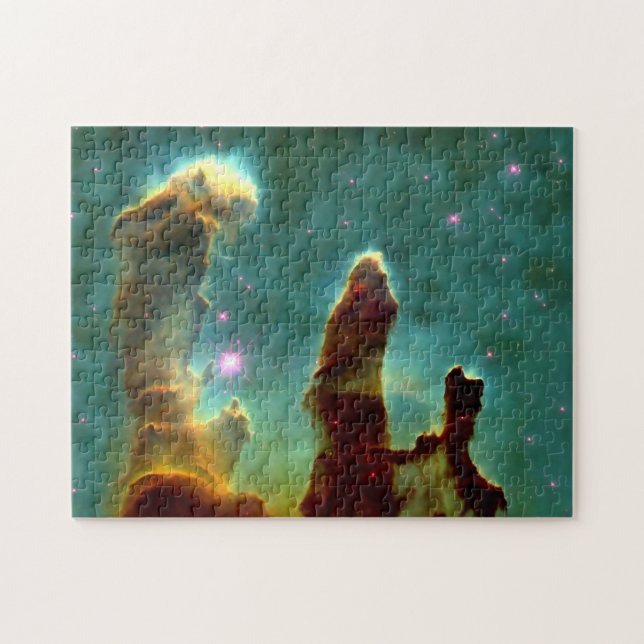 Puzzle Piliers de nébuleuse d'Eagle dans bel Outerspace (Horizontal)