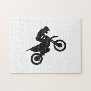 Puzzle Pilote Motocross - Choisir la couleur arrière - p