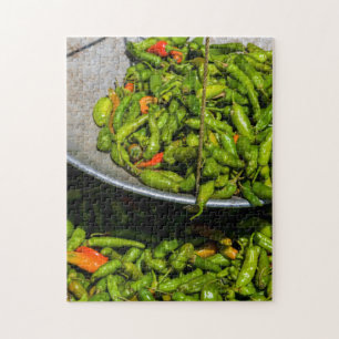 Puzzle Piments en vente au marché