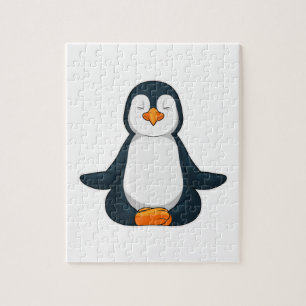 Puzzle Pingouin au Yoga Fitness en Assis